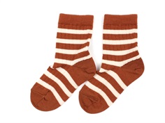 MP socks wool sienna stripes (2-pack)